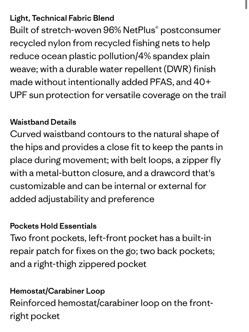 Patagonia Quandary Pants - Picture 4 of 11
